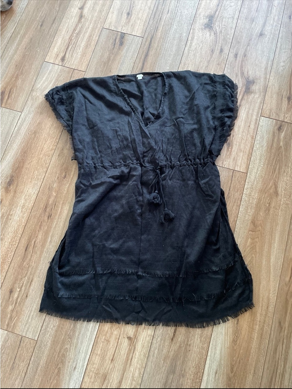 Aerie Black Swim Coverup Medium